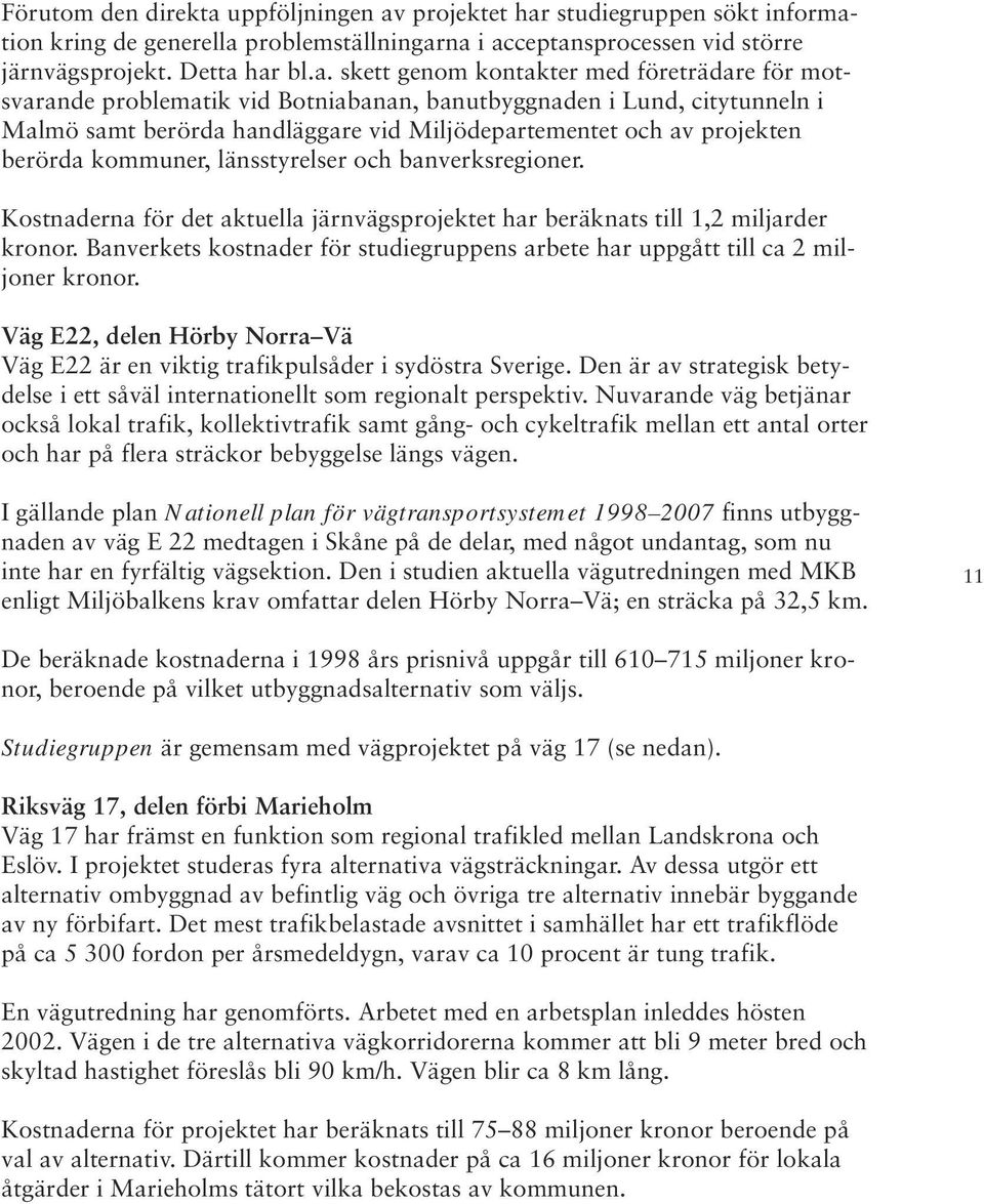 projektet har