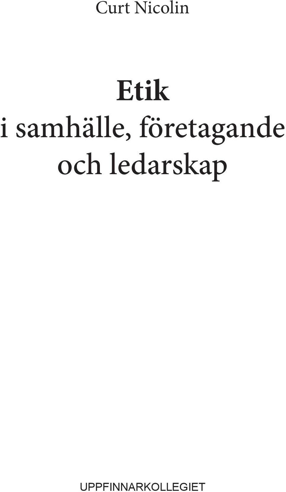 företagande och