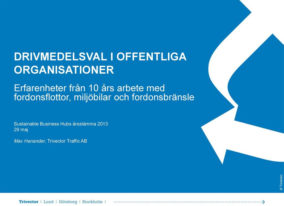 miljöbilar och fordonsbränsle Sustainable Business