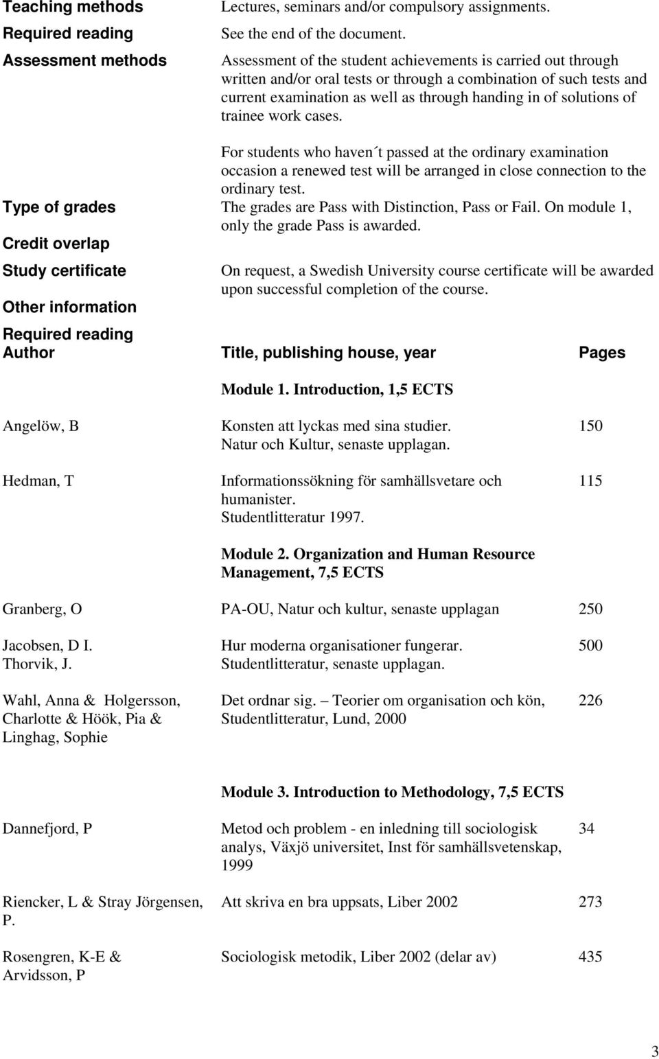 trainee work cases. For students who haven t passed at the ordinary examination occasion a renewed test will be arranged in close connection to the ordinary test.