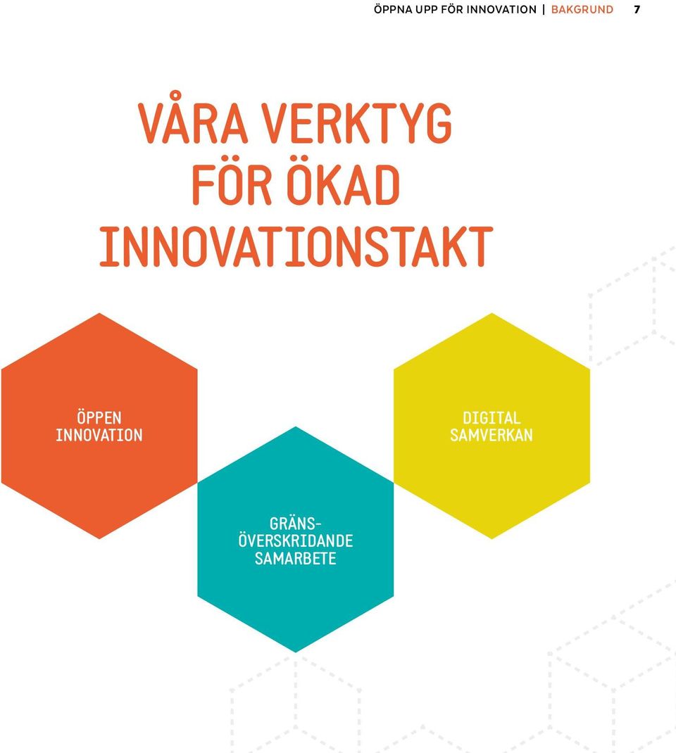 INNOVATIONSTAKT ÖPPEN INNOVATION