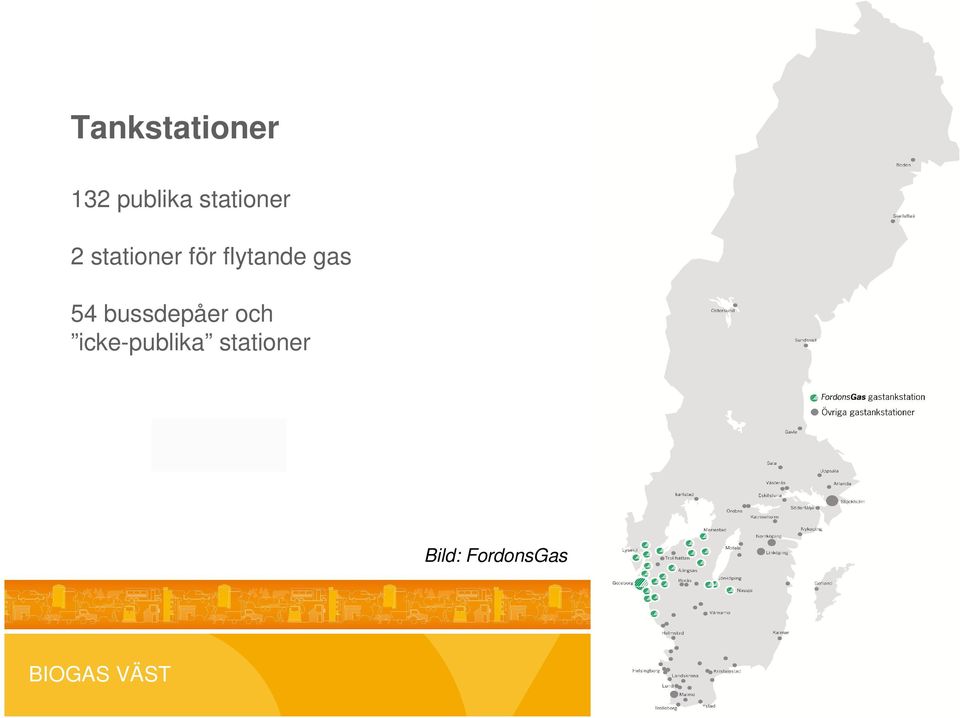 flytande gas 54 bussdepåer och