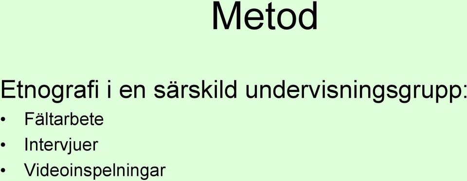 undervisningsgrupp: