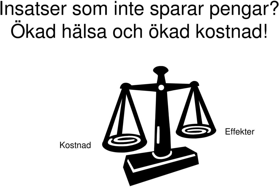 Ökad hälsa och ökad