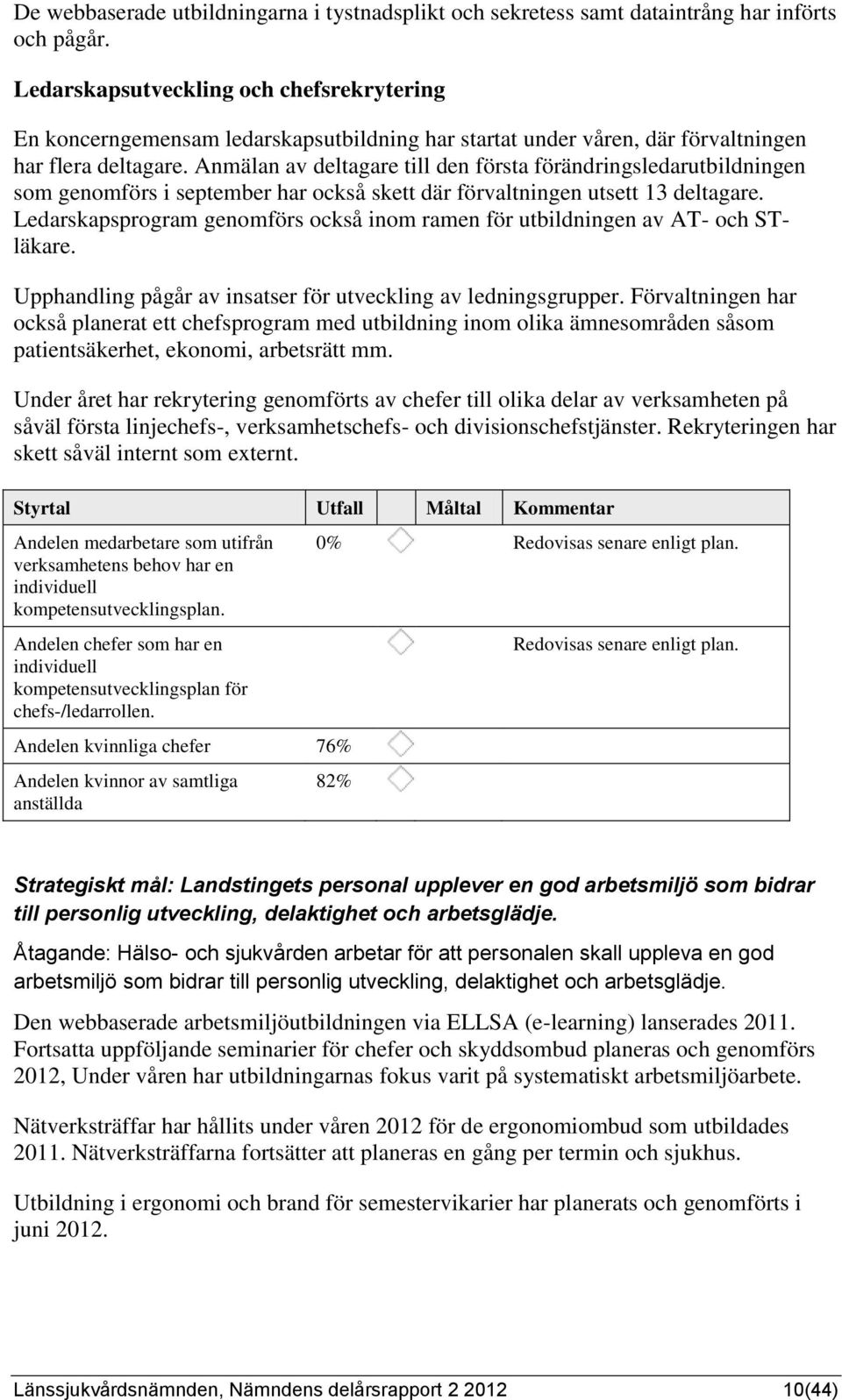 Anmälan av deltagare till den första förändringsledarutbildningen som genomförs i september har också skett där förvaltningen utsett 13 deltagare.