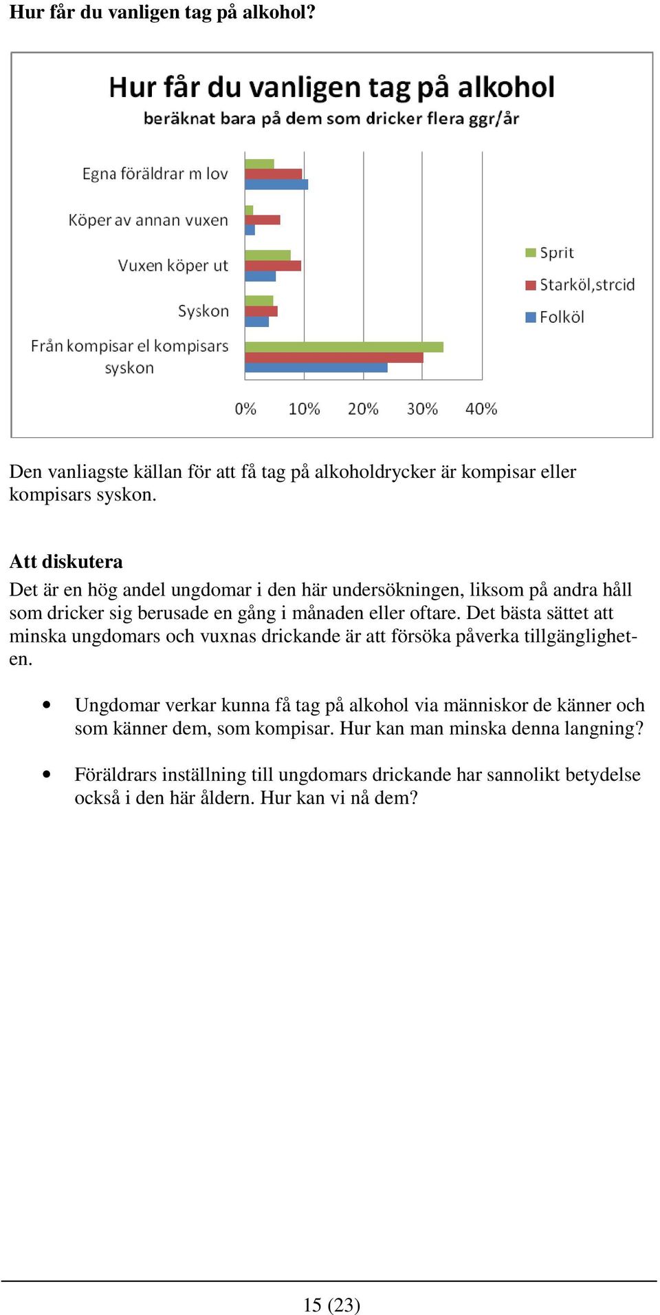 Det bästa sättet att minska ungdomars och vuxnas drickande är att försöka påverka tillgängligheten.