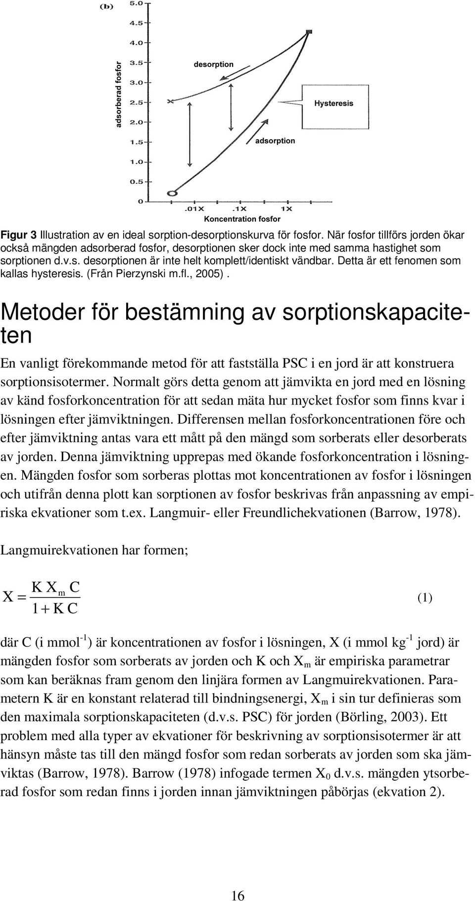 Detta är ett fenomen som kallas hysteresis. (Från Pierzynski m.fl., 2005).