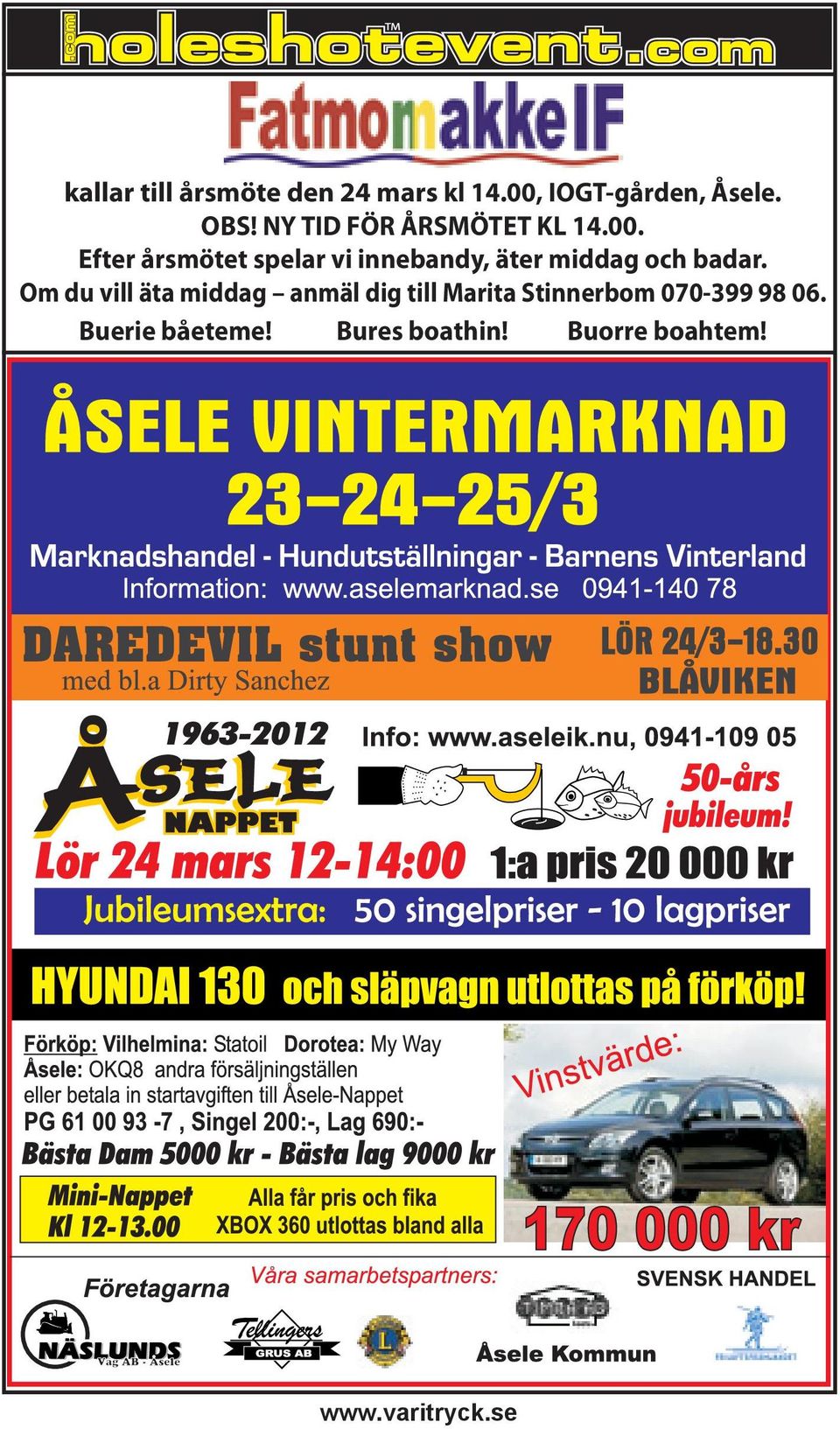 Efter årsmötet spelar vi innebandy, äter middag och badar.