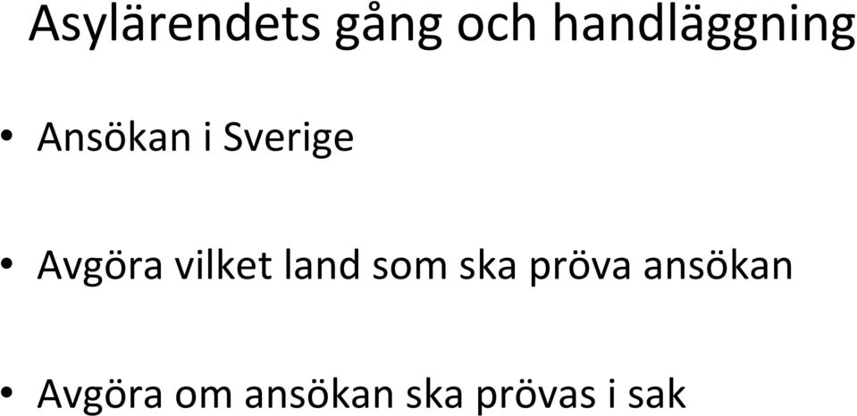 Avgöra vilket land som ska