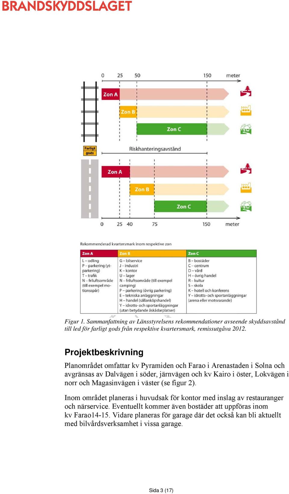 Lokvägen i norr och Magasinvägen i väster (se figur 2). Inom området planeras i huvudsak för kontor med inslag av restauranger och närservice.