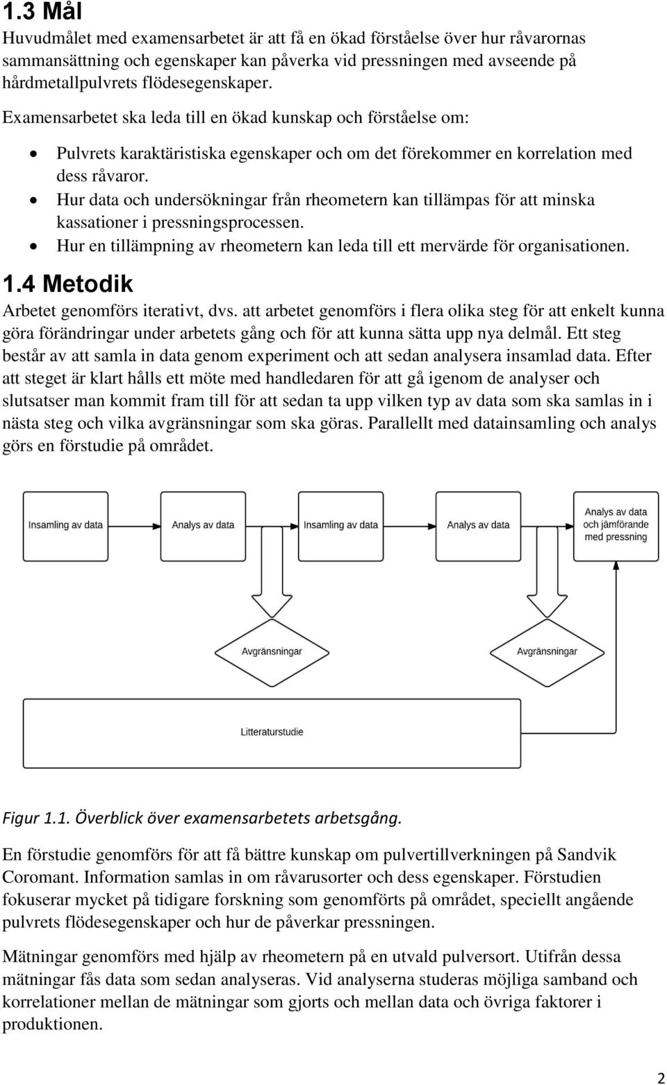 Hur data och undersökningar från rheometern kan tillämpas för att minska kassationer i pressningsprocessen. Hur en tillämpning av rheometern kan leda till ett mervärde för organisationen. 1.