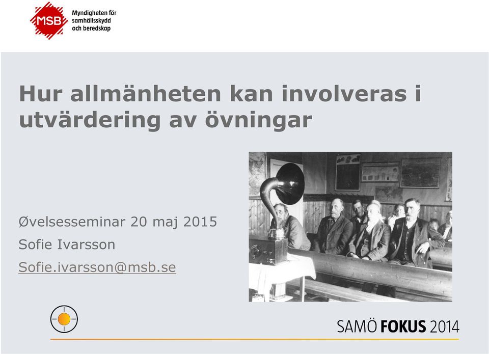 övningar Øvelsesseminar 20