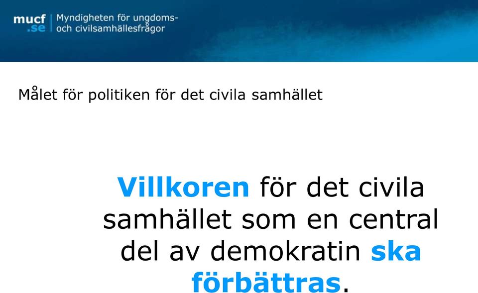 det civila samhället som en