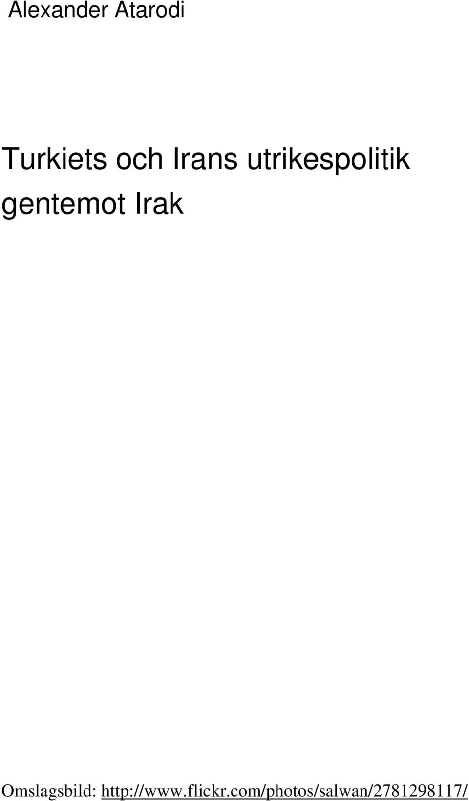 Irak Omslagsbild: http://www.