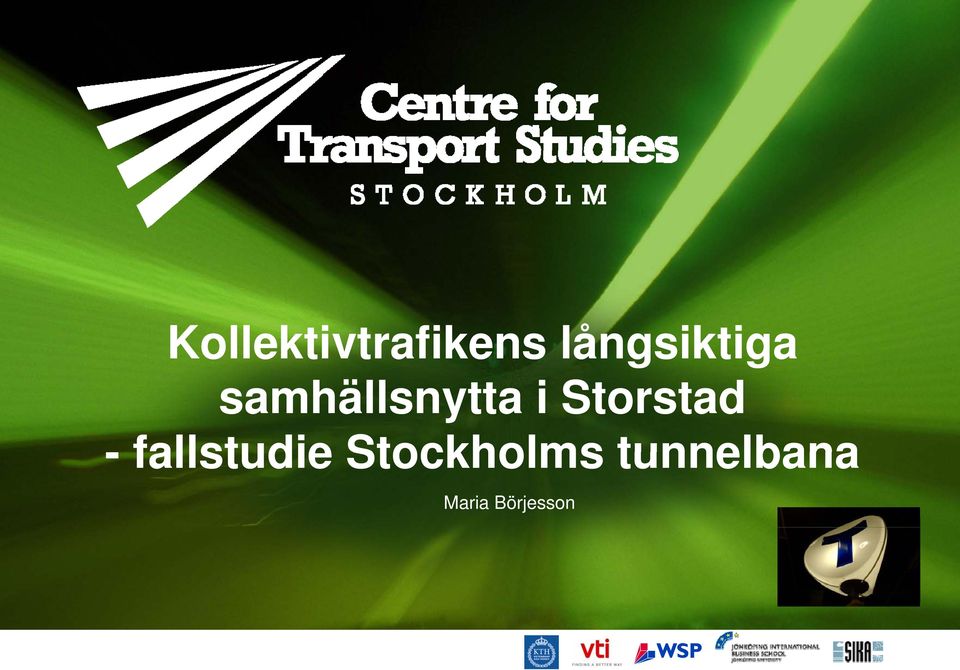 i Storstad - fallstudie