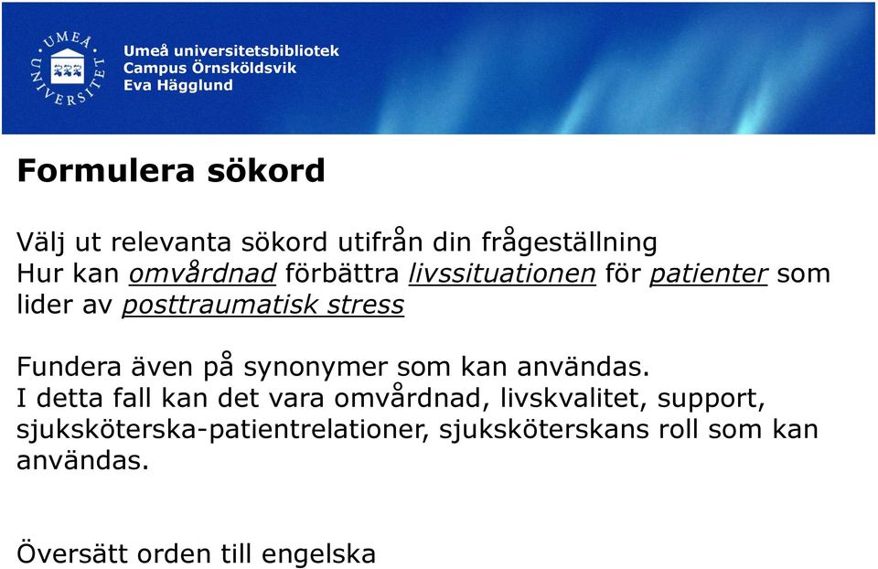 synonymer som kan användas.