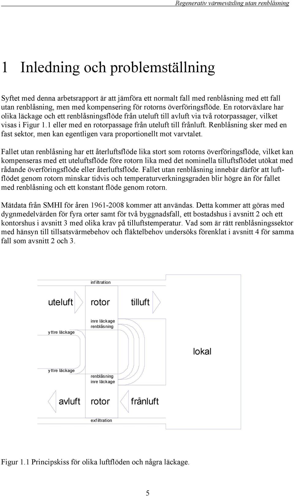 Renblåsning sker med en fast sektor, men kan egentligen vara proportionellt mot varvtalet.