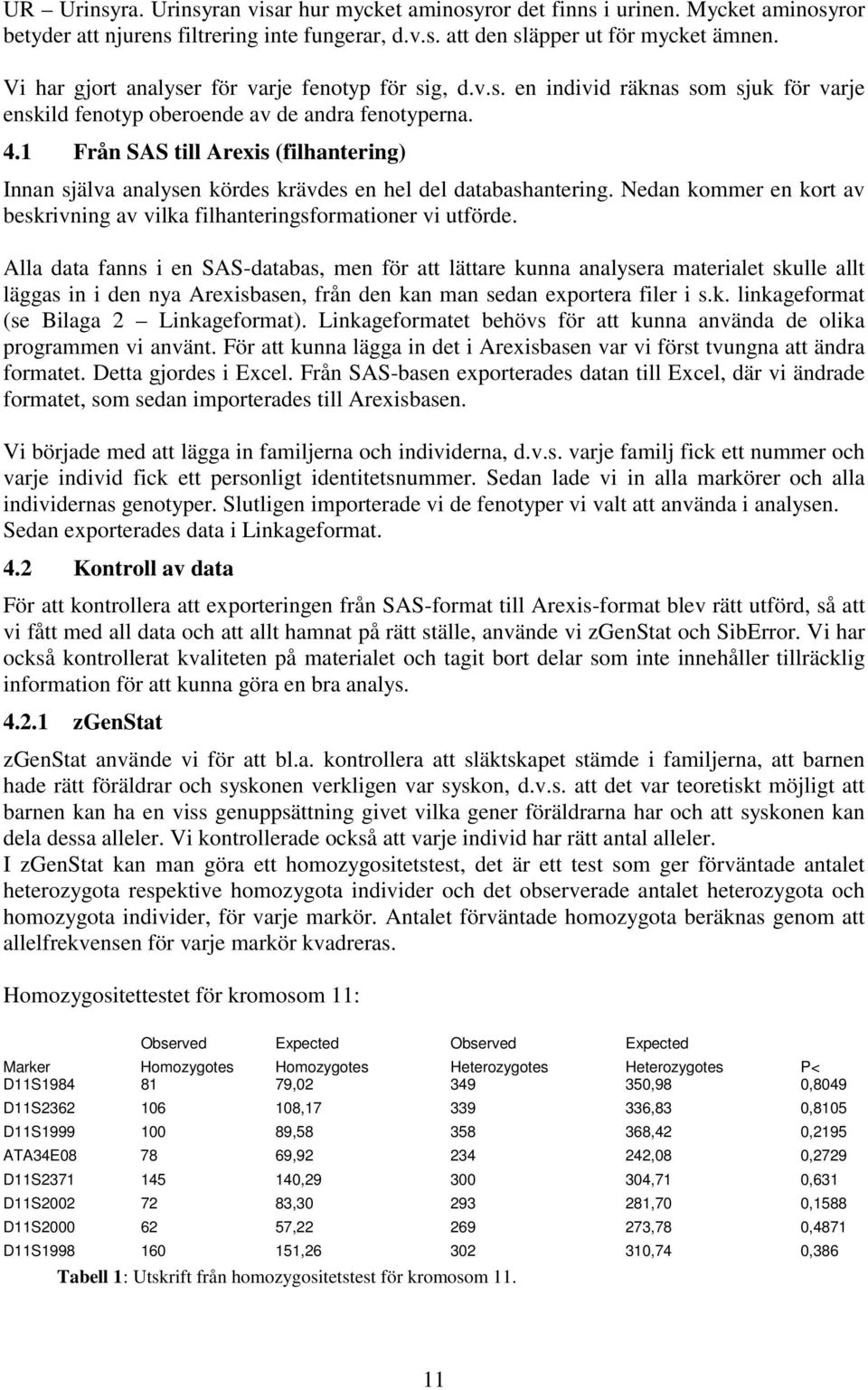 Från SAS tll Arexs (flhanterng) Innan själva analysen kördes krävdes en hel del databashanterng. Nedan kommer en kort av beskrvnng av vlka flhanterngsformatoner v utförde.