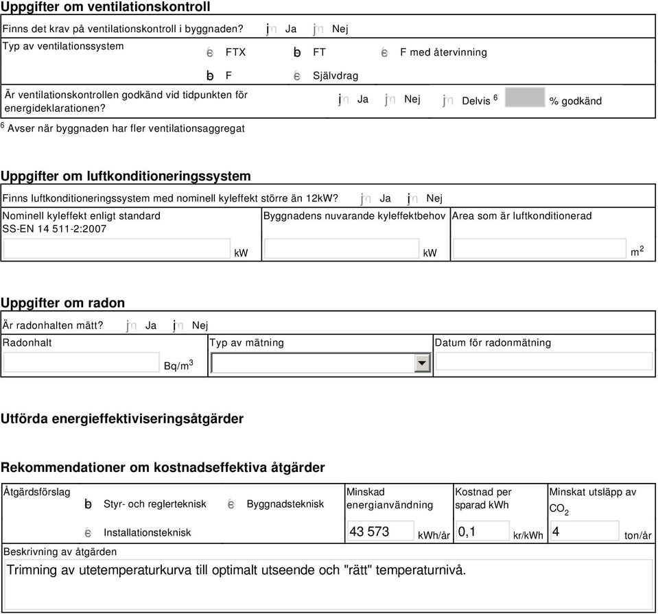 nominell kyleffekt större än 12kW?