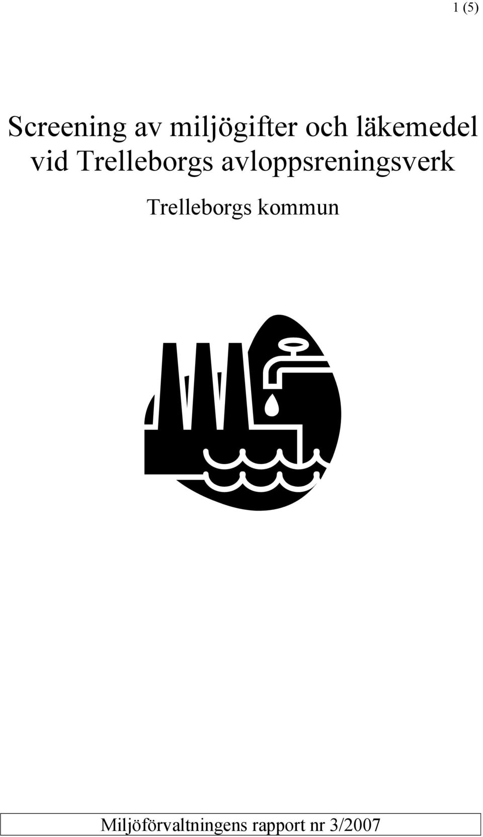 avloppsreningsverk Trelleborgs