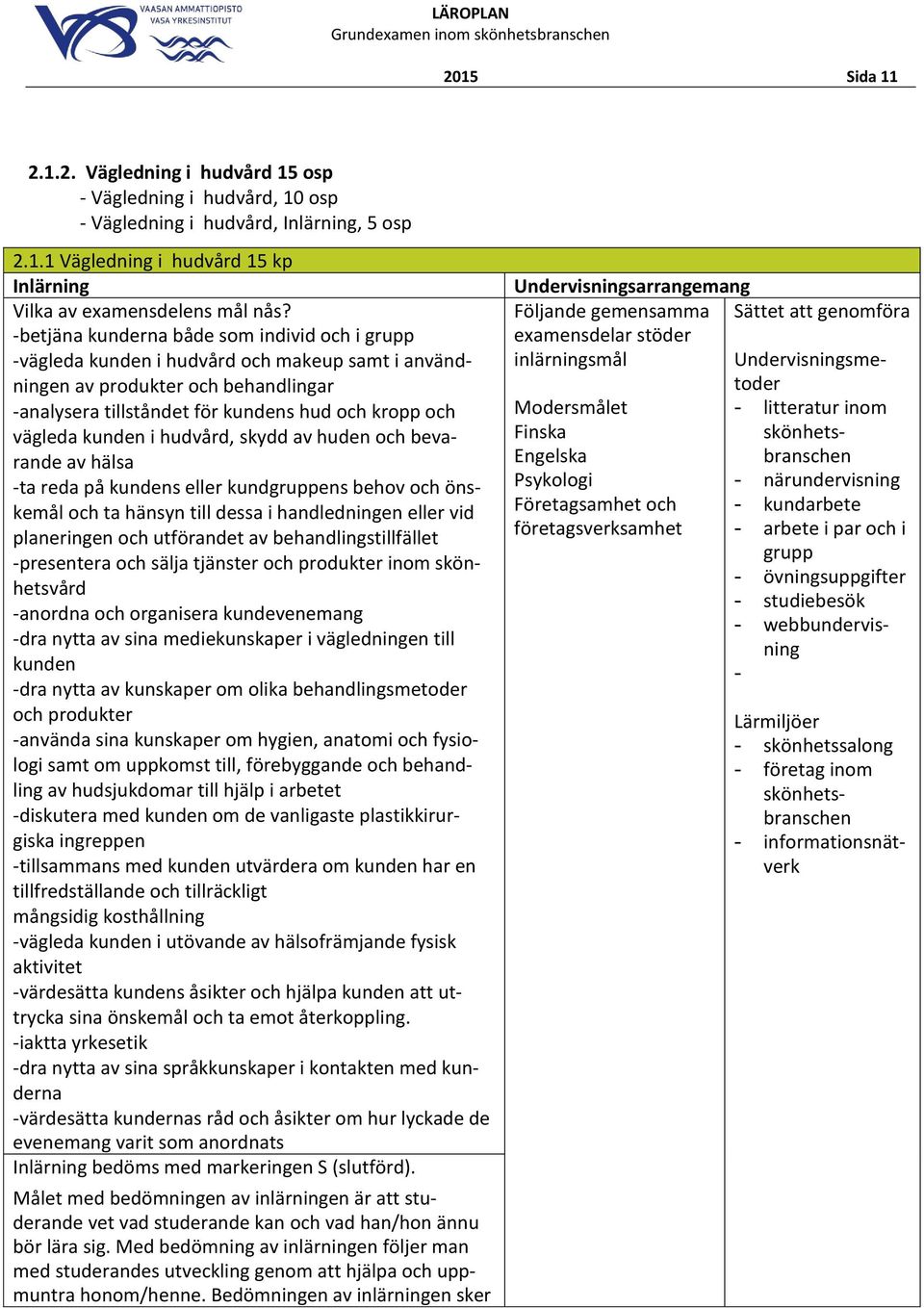 kunden i hudvård, skydd av huden och bevarande av hälsa -ta reda på kundens eller kundgruppens behov och önskemål och ta hänsyn till dessa i handledningen eller vid planeringen och utförandet av