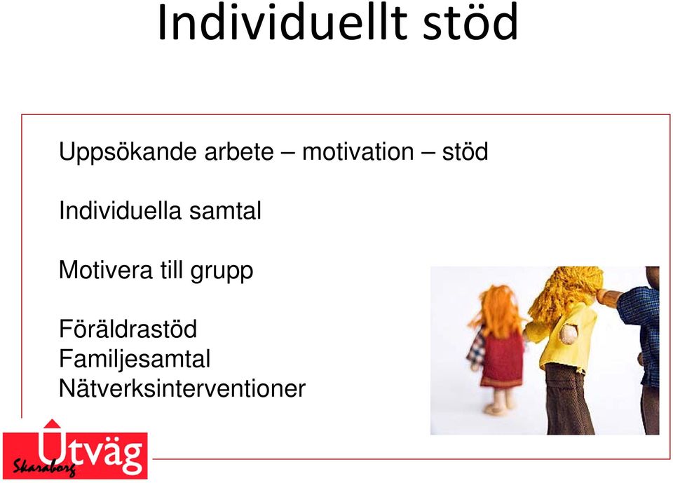 Motivera till grupp Föräldrastöd