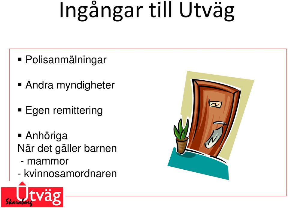myndigheter Egen remittering