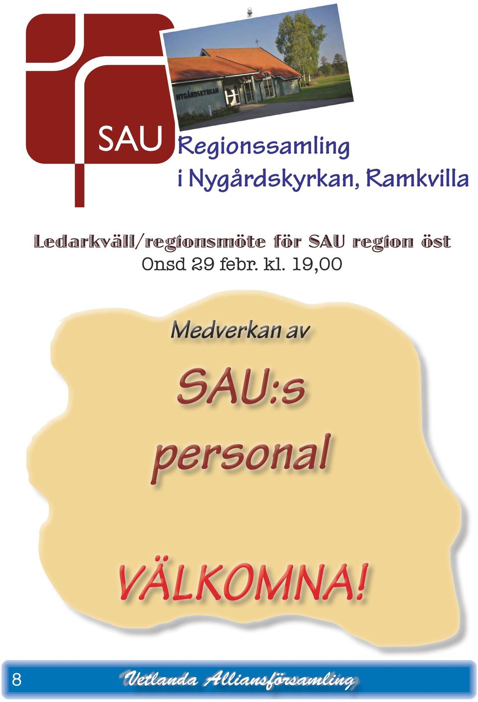 SAU regio öst Osd 29 febr. kl.