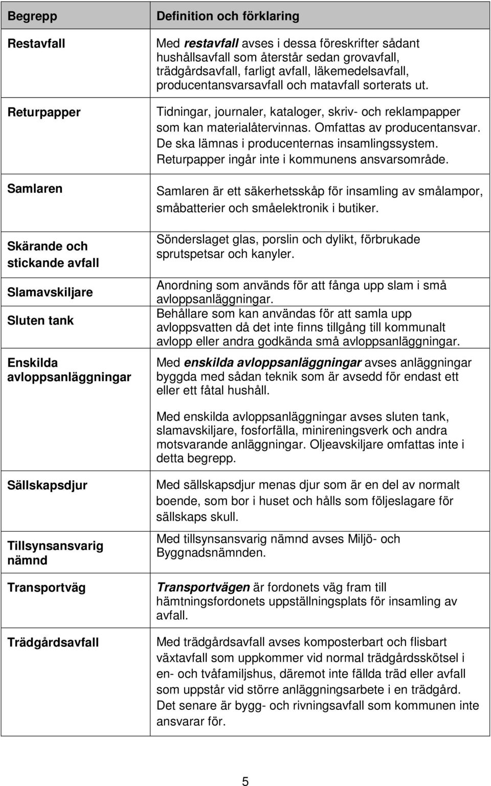 Tidningar, journaler, kataloger, skriv- och reklampapper som kan materialåtervinnas. Omfattas av producentansvar. De ska lämnas i producenternas insamlingssystem.