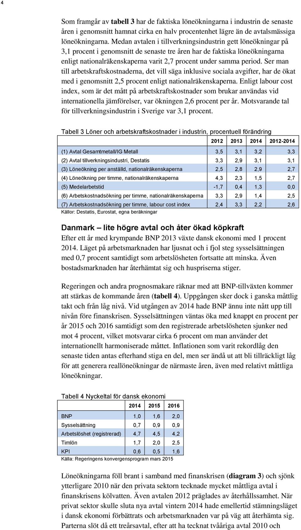 period. Ser man till arbetskraftskostnaderna, det vill säga inklusive sociala avgifter, har de ökat med i genomsnitt 2,5 procent enligt nationalräkenskaperna.