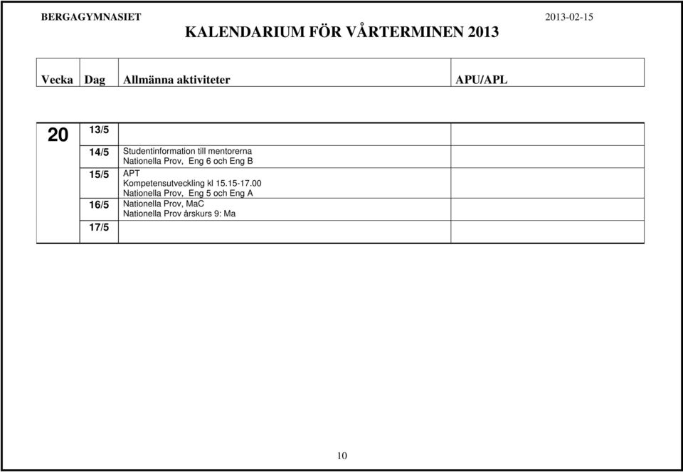 Kompetensutveckling kl 15.15-17.