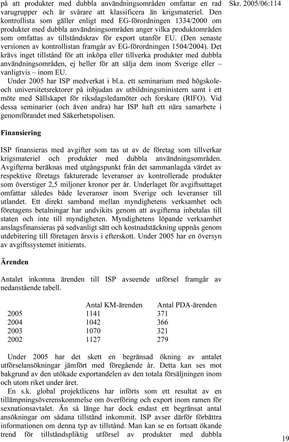 (Den senaste versionen av kontrollistan framgår av EG-förordningen 1504/2004).
