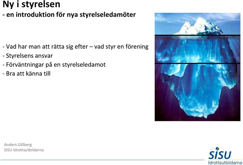 styr en förening -Styrelsens ansvar - Förväntningar på