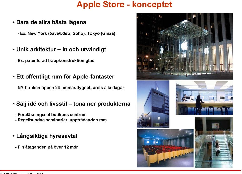 patenterad trappkonstruktion glas Ett offentligt rum för Apple-fantaster - NY-butiken öppen 24 timmar/dygnet,