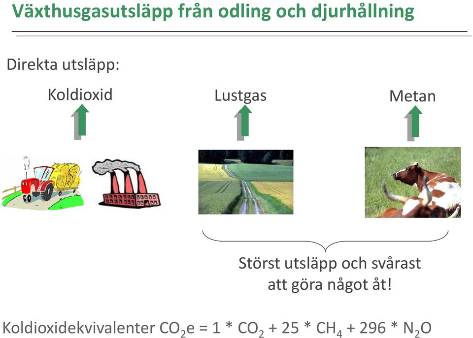 Störst utsläpp och svårast att göra något åt!