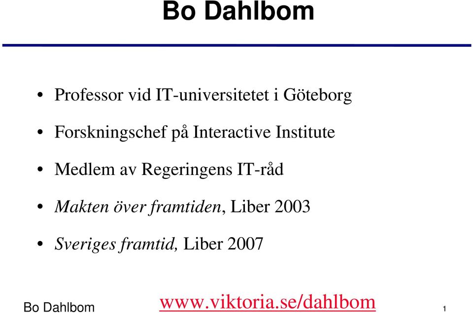 Regeringens IT-råd Makten över framtiden, Liber 2003