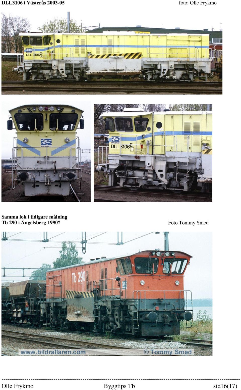 Tb 290 i Ängelsberg 1990?