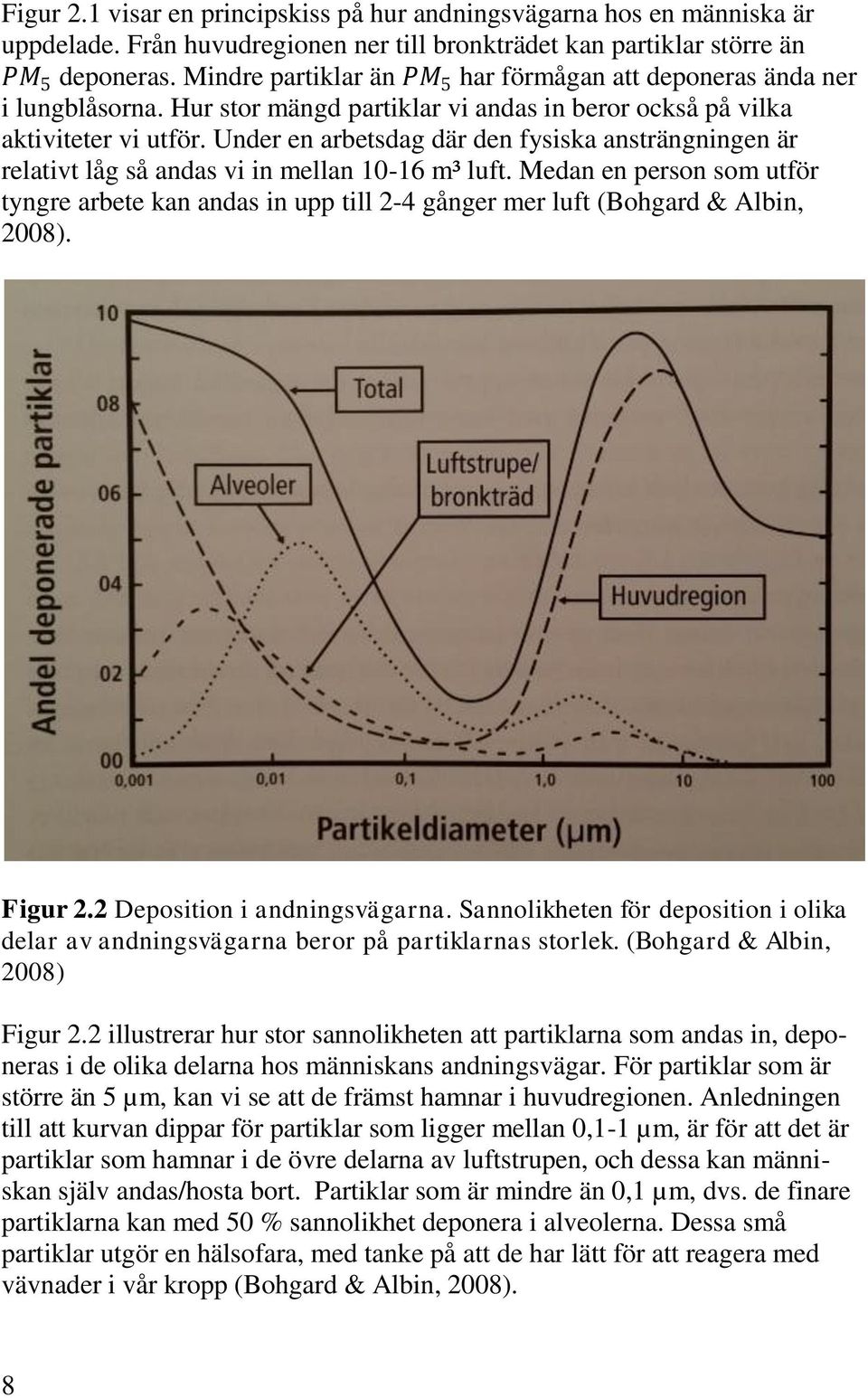 Under en arbetsdag där den fysiska ansträngningen är relativt låg så andas vi in mellan 10-16 m³ luft.