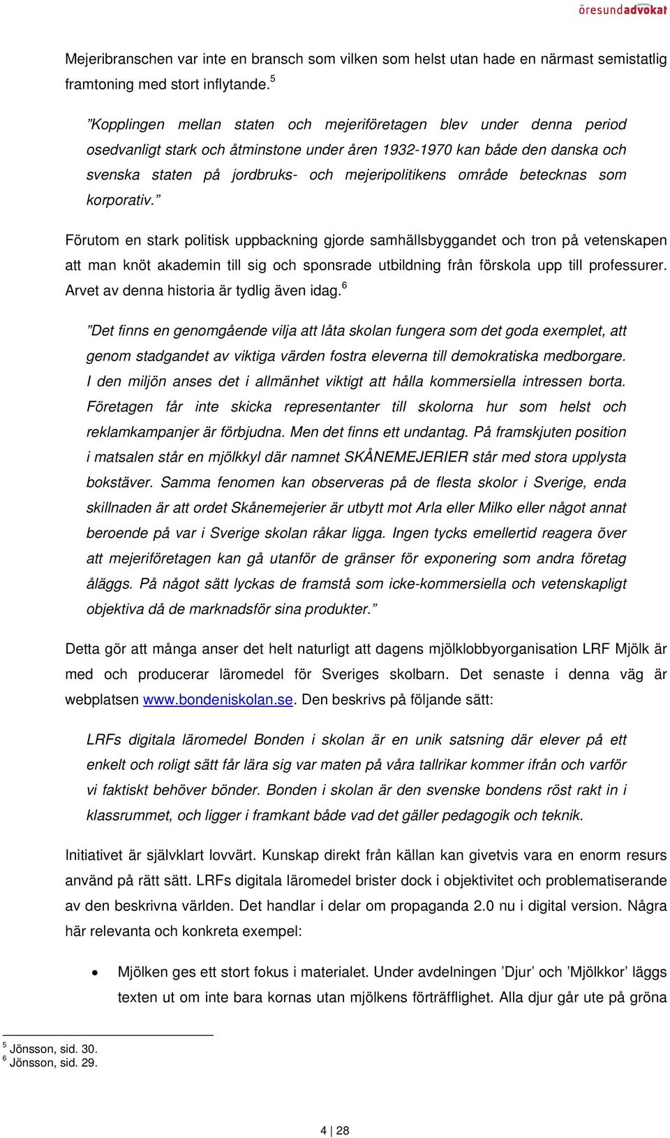 område betecknas som korporativ.