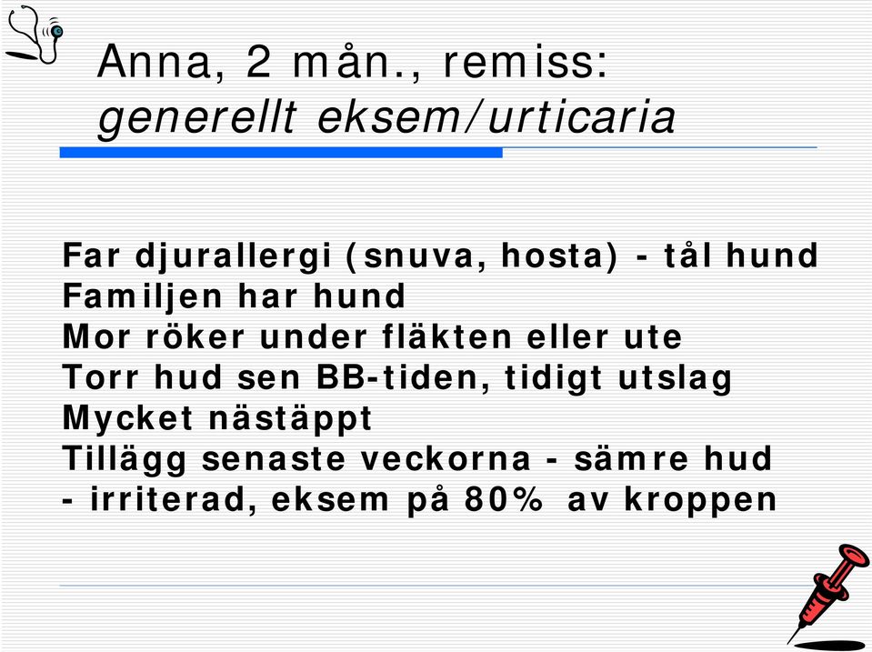 - tål hund Familjen har hund Mor röker under fläkten eller ute