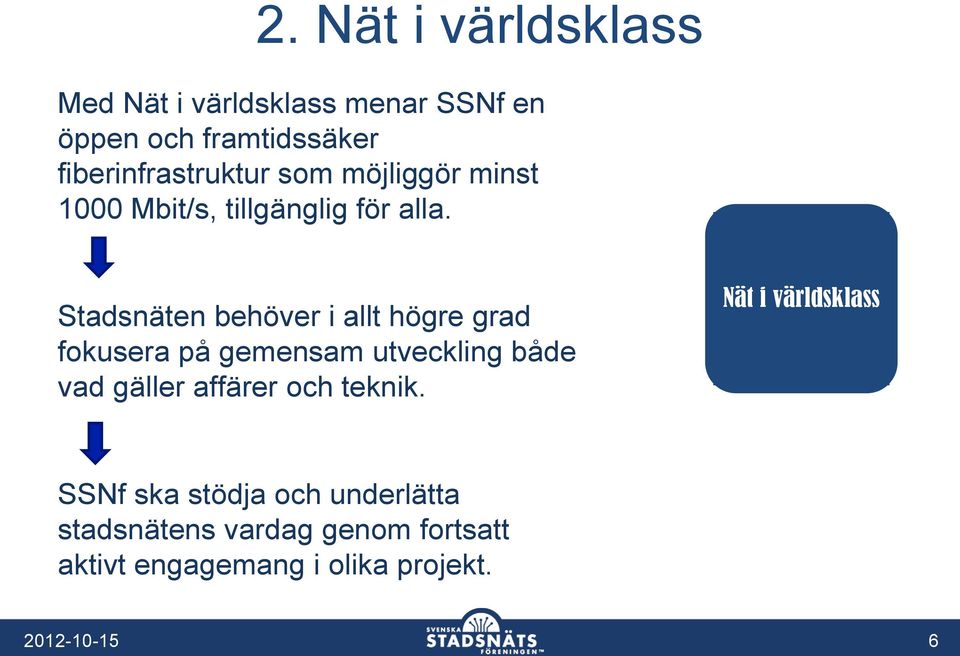 Stadsnäten behöver i allt högre grad fokusera på gemensam utveckling både vad gäller affärer och