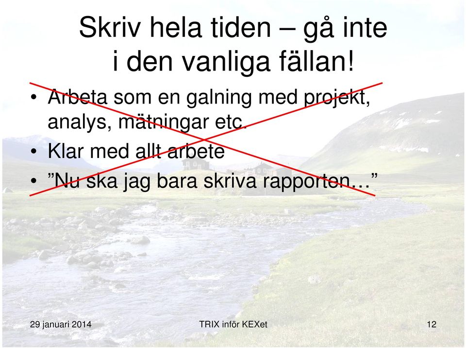 mätningar etc.