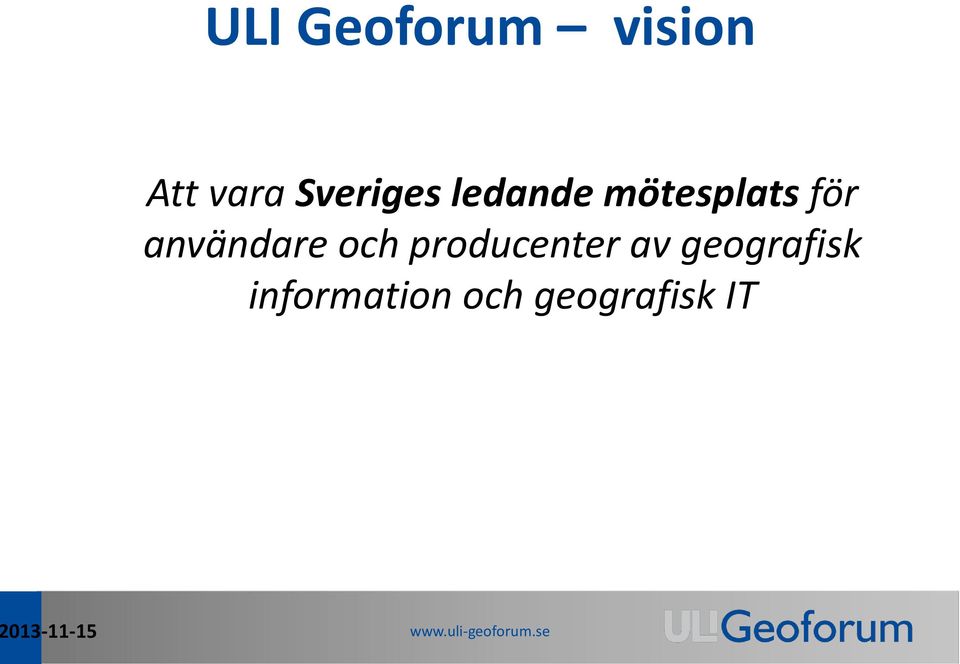 användare och producenter av