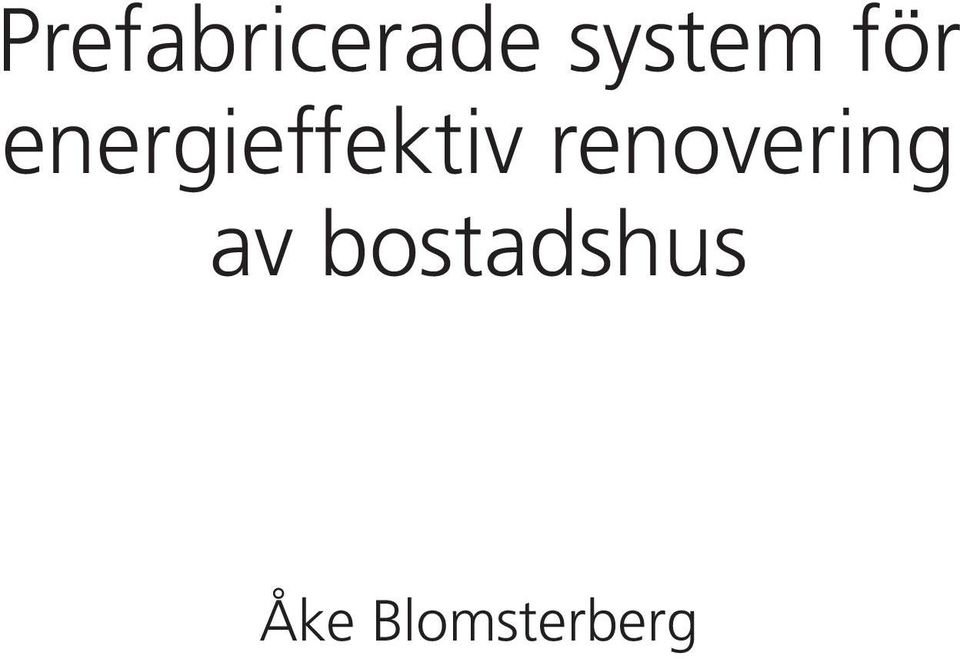 energieffektiv
