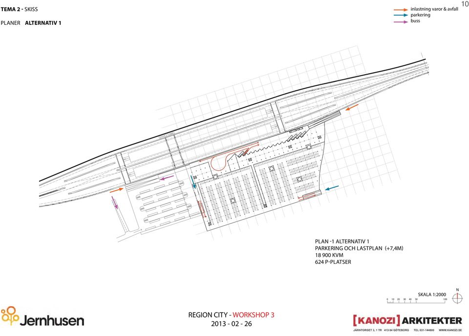 ALTERNATIV 1 PARKERING OCH LASTPLAN (+7,4M) 18