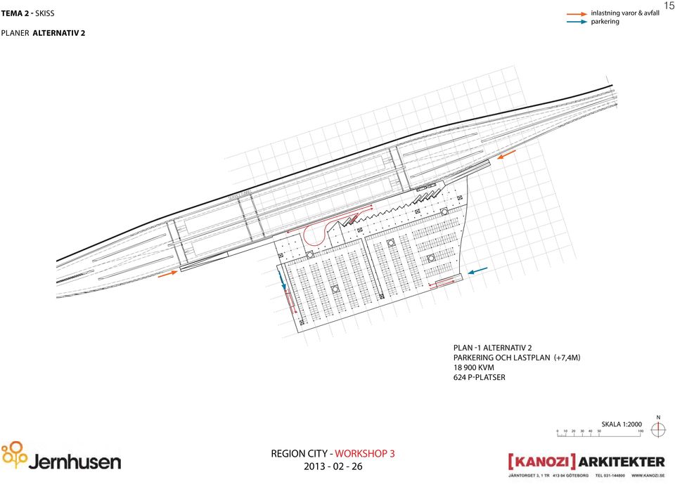 2 PARKERING OCH LASTPLAN (+7,4M) 18 900 KVM