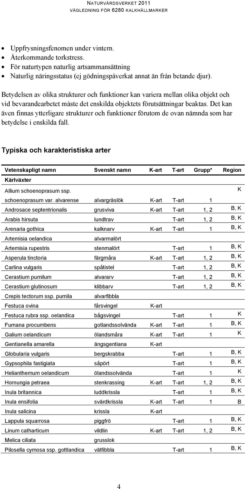 Det kan även finnas ytterligare strukturer och funktioner förutom de ovan nämnda som har betydelse i enskilda fall.