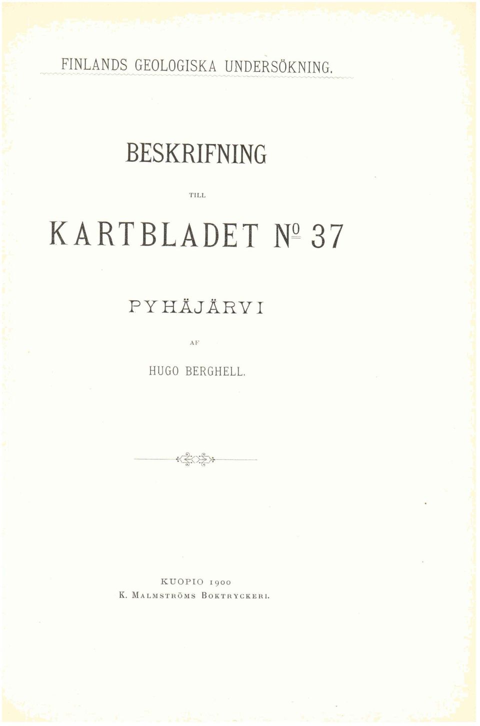 H Ä J Ä R V I AF HUGO BERGHELL.