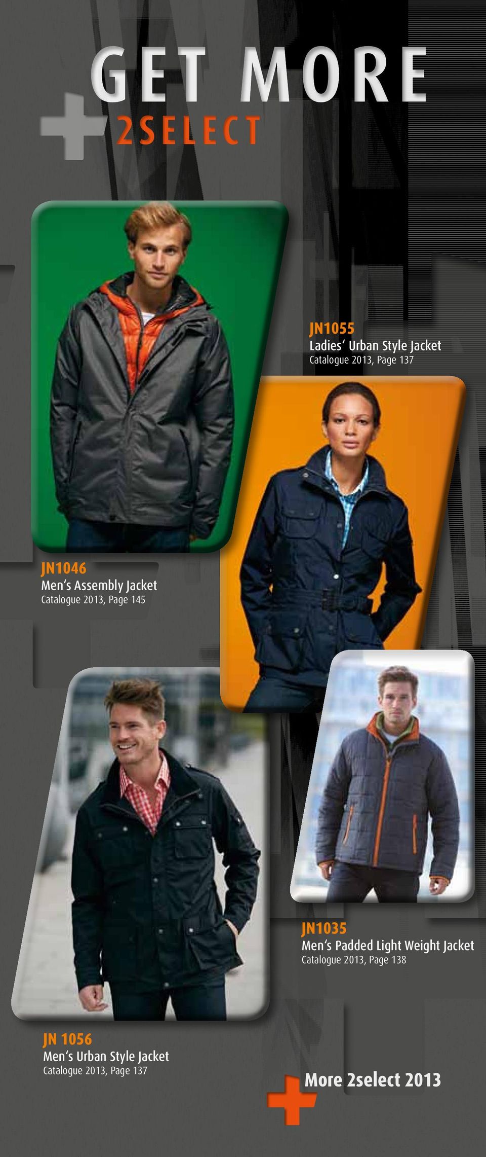 JN1035 en s Padded ight Weight Jacket Catalogue 2013, Page 138