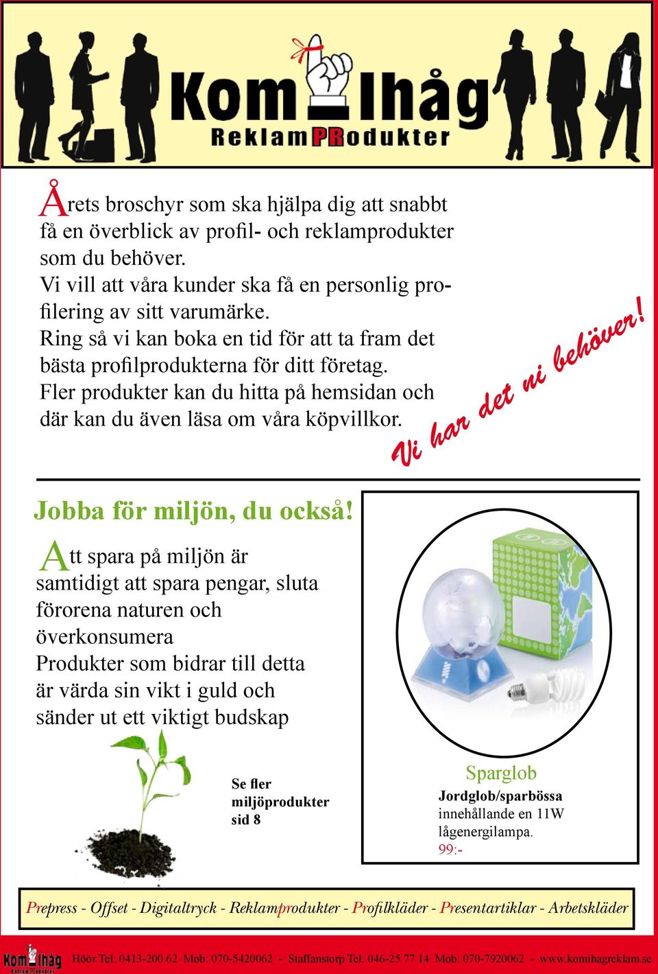 Jobba för miljön, du också!